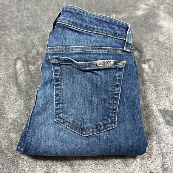 Joe's Jeans‎ Womens 27 Luna Mid-Rise Cigarette Ankle Distressed Raw Hem - Picture 1 of 14